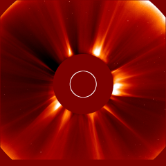 Image of solar wind