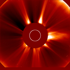 Image of solar wind