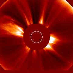 Image of solar wind