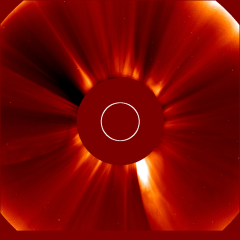 Image of solar wind