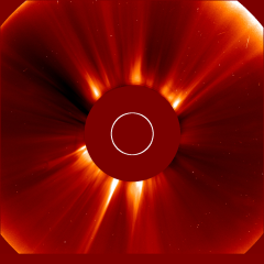 Image of solar wind