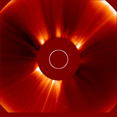 Image of solar wind