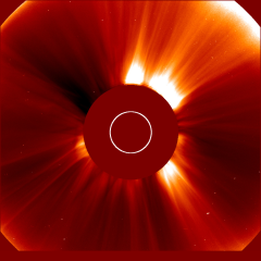 Image of solar wind