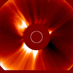 Image of solar wind