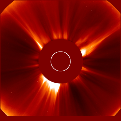 Image of solar wind