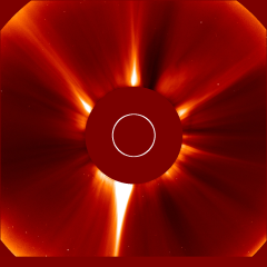 Image of solar wind