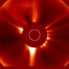 Image of solar wind