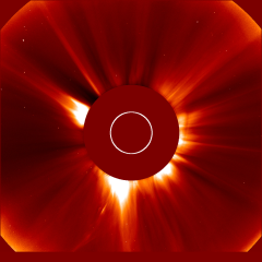 Image of solar wind