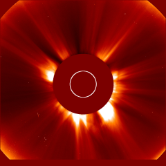 Image of solar wind