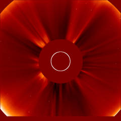 Image of solar wind