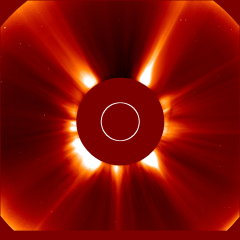 Image of solar wind