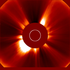 Image of solar wind