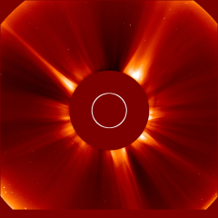 Image of solar wind