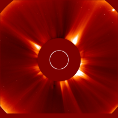 Image of solar wind