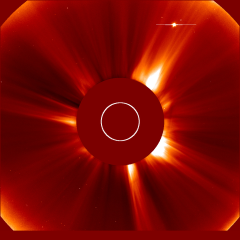 Image of solar wind