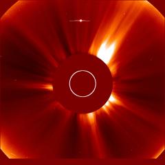 Image of solar wind