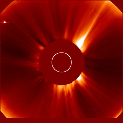 Image of solar wind