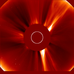 Image of solar wind