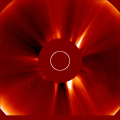 Image of solar wind