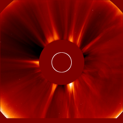 Image of solar wind