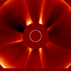 Image of solar wind