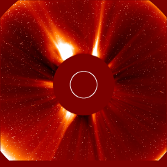 Image of solar wind