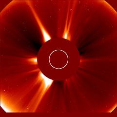 Image of solar wind