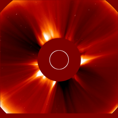 Image of solar wind