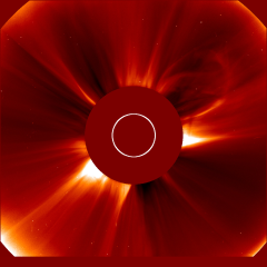 Image of solar wind