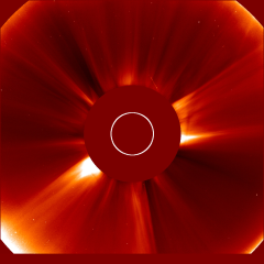 Image of solar wind