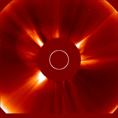 Image of solar wind