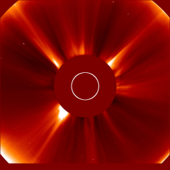 Image of solar wind