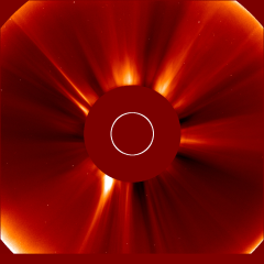 Image of solar wind