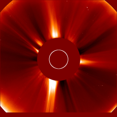 Image of solar wind