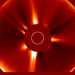 Image of solar wind