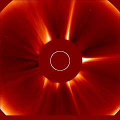 Image of solar wind