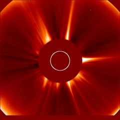 Image of solar wind