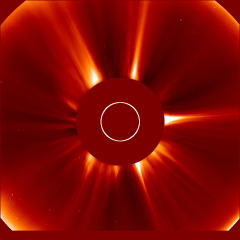 Image of solar wind