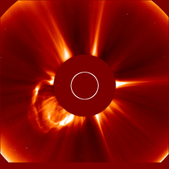 Image of solar wind