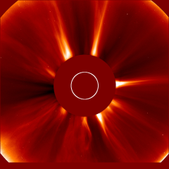 Image of solar wind