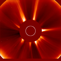 Image of solar wind