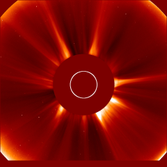 Image of solar wind