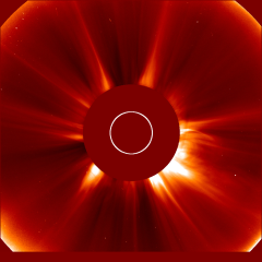 Image of solar wind