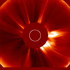 Image of solar wind