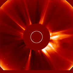 Image of solar wind