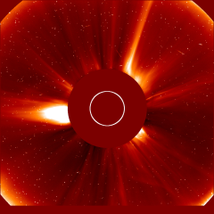 Image of solar wind