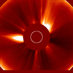 Image of solar wind