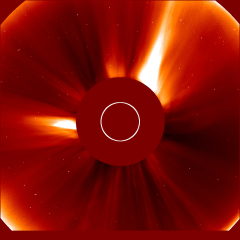 Image of solar wind