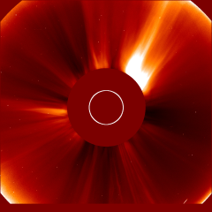 Image of solar wind