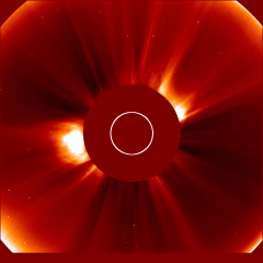 Image of solar wind